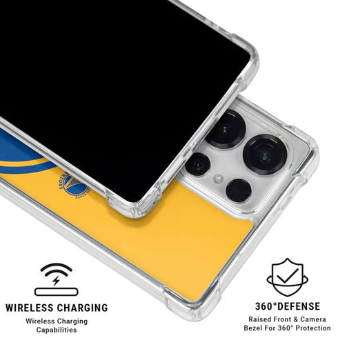 NBA Golden State Warriors Large Logo Galaxy S25 Ultra Clear Case